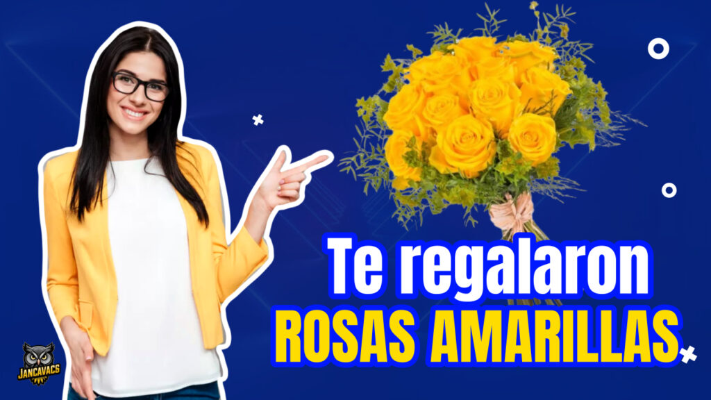 Regalar rosas amarillas